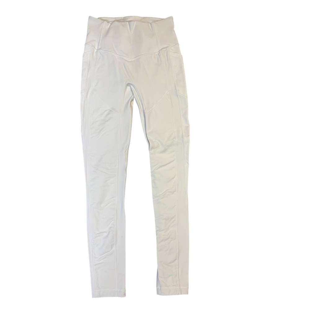lululemon athletica Cream High-Rise Active Leggings